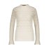 Tramontana Top Flared Brushed Lace Stone