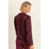 Expresso Blouse Satin Sangria