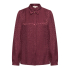 Expresso Blouse Satin Sangria