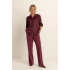 Expresso Blouse Satin Sangria