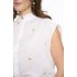 Geisha Blouse Hearts Off White