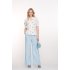 Geisha Blouse Off White Blue