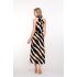 Geisha Jurk Off White Black Caramel