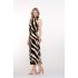Geisha Jurk Off White Black Caramel