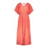 Geisha Jurk Retro Coral Pink