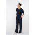 Geisha Broek Honeycomb Navy
