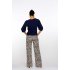Geisha Broek Leopard Black Sand
