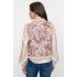 Geisha Gilet Flowers Beige Soft Pink