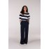 Jansen Amsterdam Top Kimmie Off White Dark Blue