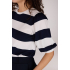 Jansen Amsterdam Top Kimmie Off White Dark Blue