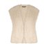 Tramontana Gilet Vestje Hairy Yarn Stone