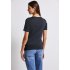 Street One Shirt Heart Deepwater Blue
