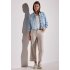 Street One Blouse Denim Light Blue Wash