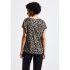 Street One Blouse Shirt Leopard Black