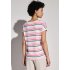 Street One Shirt Striped Moonstone Sand