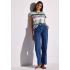 Street One Shirt Striped Soft Jade Green