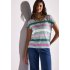 Street One Shirt Striped Soft Jade Green