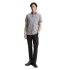 Tom Tailor Polo Shirt Tarmac Grey White