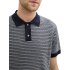 Tom Tailor Polo Shirt Stripe Navy White