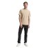 Tom Tailor T-Shirt Jacquard Palm Beige