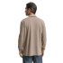 Tom Tailor Longsleeve Polo Shirt Brown Cashew Beige
