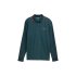 Tom Tailor Longsleeve Polo Shirt Navy Jasper Green