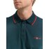 Tom Tailor Longsleeve Polo Shirt Navy Jasper Green