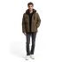Tom Tailor Puffer Jacket Corduroy Olive Green