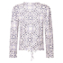 Zoso Blouse Tessa Off White Blue